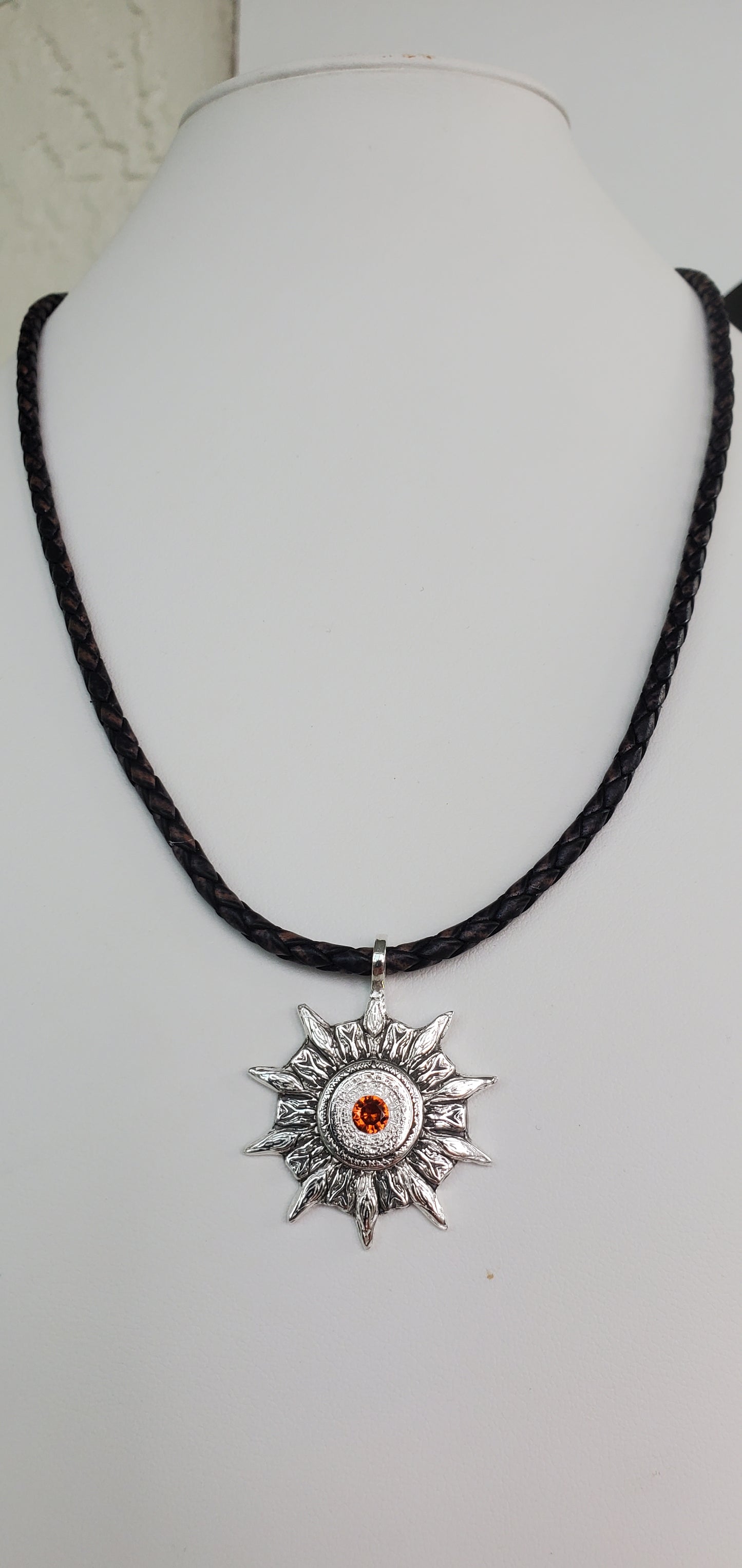 Silver Flames Pendant