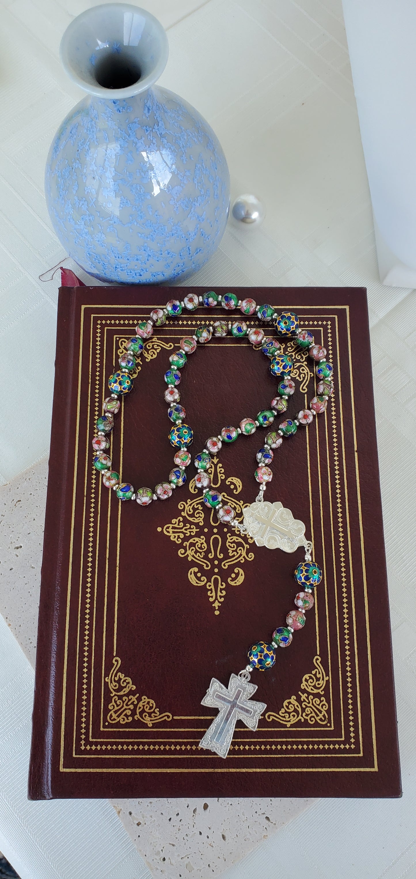 Vintage Cloisonne Rosary