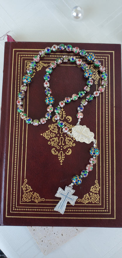 Vintage Cloisonne Rosary