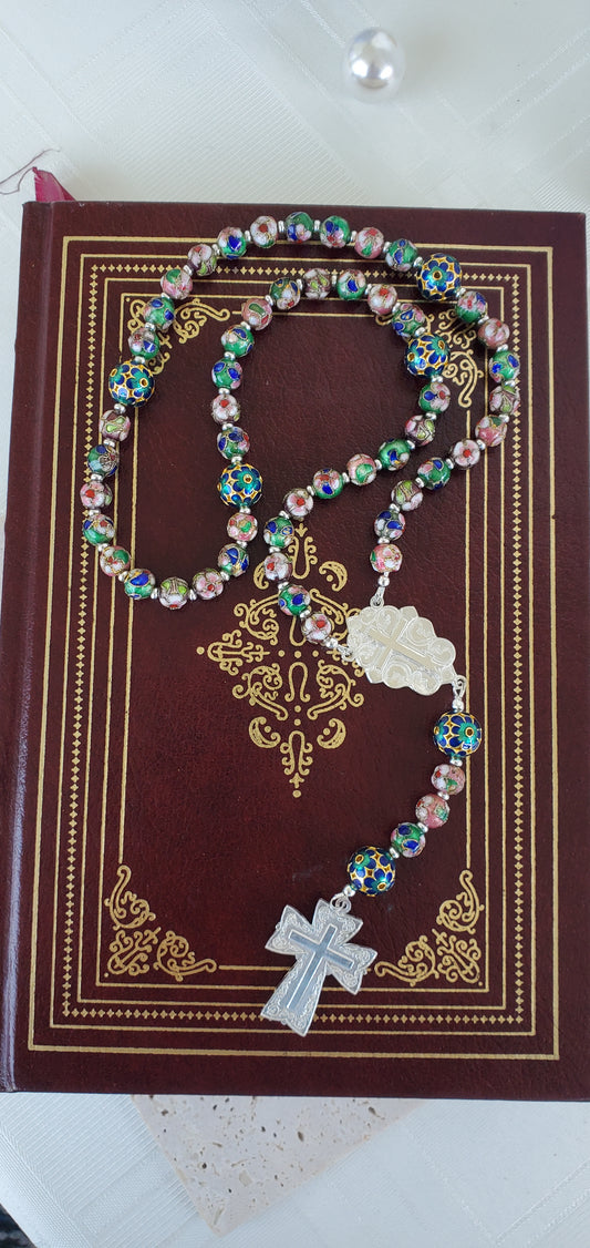 Vintage Cloisonne Rosary