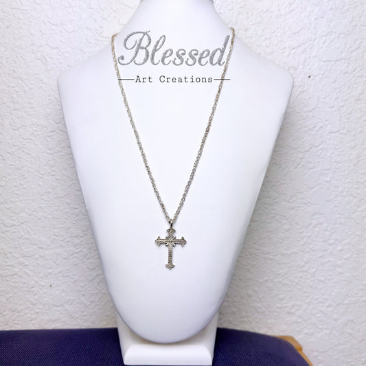 Silver Cross necklace